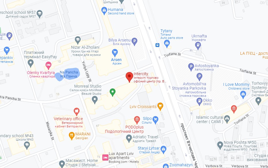 Maps Lviv 2, Ukraine